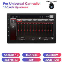 Laden Sie das Bild in den Galerie-Viewer, Eunavi Universal Car Radio Multimedia Player 2din Headunit Android 10 PX6 RK3399 10.1&#39;&#39; GPS Navigation WIFI Bluetooth USB 2 Din