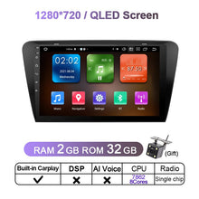 Load image into Gallery viewer, Eunavi 4G 1280*720 2Din Android 11 Car Radio GPS For Skoda Octavia A7 III 3 2014 - 2018 Multimedia Player 2 DIN DVD Head unit