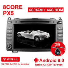 Załaduj zdjęcie do przeglądarki galerii, Eunavi 2 Din Android 9 Car multimedia DVD Radio GPS For Mercedes/Benz C Class W203 2004-2007 C200 C230 C240 C320 C350 CLK W209