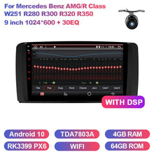 Charger l&#39;image dans la galerie, Eunavi 2 Din Android Car Radio Multimedia Player For Mercedes Benz AMG/R Class W251 R280 R300 R320 R350 Auto GPS Audio 4G NO DVD