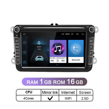 Laden Sie das Bild in den Galerie-Viewer, Eunavi 2 Din Android 10 Car Radio GPS For VW Passat B6 B7 CC Polo GOLF 5 6 Touran Jetta Tiguan Skoda Octavia Bora Magotan 4G USB