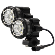 Załaduj zdjęcie do przeglądarki galerii, Car Led Spotlights, External Motorcycle A-pillar Lights, Off-Road Vehicle Glare Led Lights, Front Bumper Lights, A-p(Nine Beads)