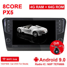 Laden Sie das Bild in den Galerie-Viewer, Eunavi Android 9 Car radio stereo multimedia For Skoda Octavia 2014 2015 2016 2017 1 din GPS 4G 64GB auto pc headunit tda7851