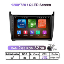 Laden Sie das Bild in den Galerie-Viewer, Eunavi 4G 2 Din Android 11 Car Radio Stereo Audio Multimedia Video Player For VW Polo Sedan 2009 - 2017 GPS Navi DVD 2Din QLED