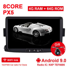 Laden Sie das Bild in den Galerie-Viewer, Eunavi 1 Din 8&#39;&#39; Android 9.0 Car GPS Navi Radio Stereo For Dacia/Sandero/Duster/Renault/Captur/Lada/Xray 2 Logan 4G RAM WIFI USB