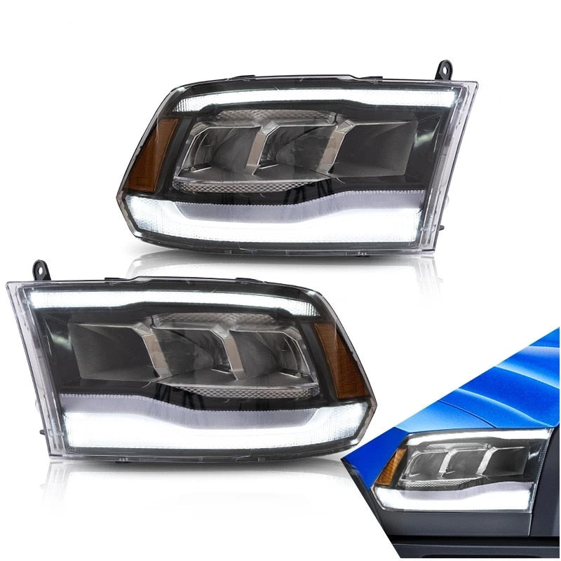 VLAND Factory Full LED RAM 1500 2500 3500 Headlights 2009-2019 RAM1500 CLASSIC 2019-2021 Head Lamp For Dodge RAM2500 RAM3500