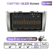 Laden Sie das Bild in den Galerie-Viewer, Eunavi QLED 4G Android 11 2 Din Car Radio For Toyota Camry 6 XV 40 50 2006 - 2011 Multimedia Video Player 2Din DVD GPS Head unit