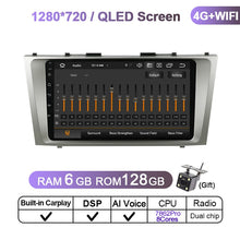 Załaduj zdjęcie do przeglądarki galerii, Eunavi QLED 4G Android 11 2 Din Car Radio For Toyota Camry 6 XV 40 50 2006 - 2011 Multimedia Video Player 2Din DVD GPS Head unit