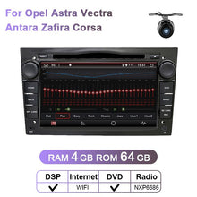 Laden Sie das Bild in den Galerie-Viewer, Eunavi 2 Din ChG DSP Android Tsar Radio DVD DVD Stereo Player Für Opel Astra HGY Vectra Antara Zafira Corsa Vivaro Meriva Veda