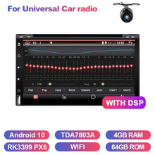 Załaduj zdjęcie do przeglądarki galerii, Eunavi Car Multimedia Player Universal For Nissan Android 10 2Din Auto Radio Touch screen GPS Navigation DVD Headunit WIFI RDS