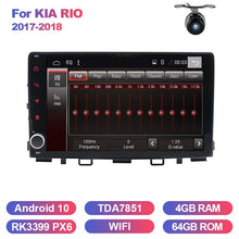 Load image into Gallery viewer, Eunavi 1 din android 10 Car radio gps for KIA RIO 2017 2018 multimedia stereo player navigation headunit autoradio WIFI