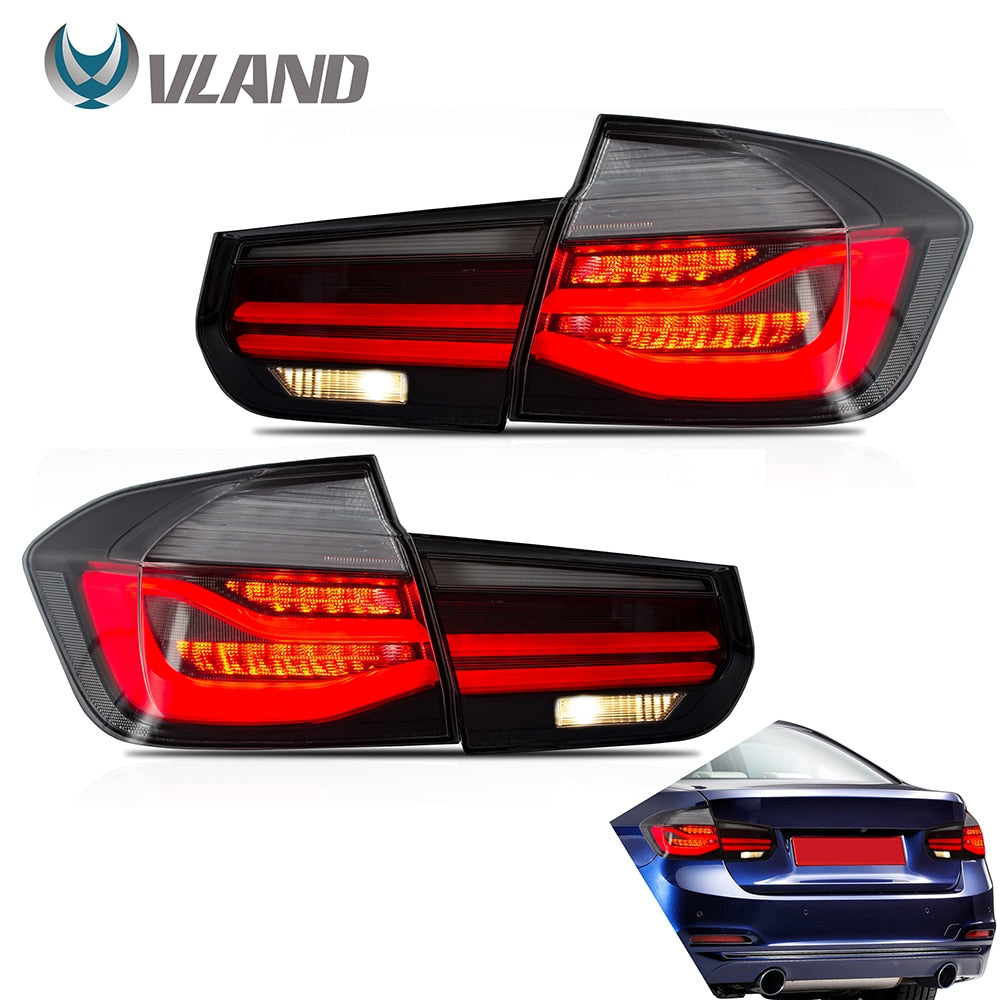 FAST Delivery VLAND Tail Lights Assembly For 12-18 BMW 3 Series F30 F80 2013-2018 LED Tail Lamp With Turn Signal Reverse Lights