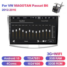 Charger l&#39;image dans la galerie, Eunavi 2 Din Android Car Radio For VW Volkswagen Passat B6 2012-2016 MAGOTAN CC Multimedia Player Head unit Audio Stereo DSP GPS