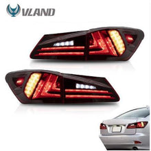 Load image into Gallery viewer, VLAND Car Accessories LED Tail Lights Assembly For Lexus Sedan XE20 IS250 IS350 2006-2013 Full LED Turn Signal Reverse Lights