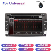 Load image into Gallery viewer, Eunavi 2 din Android system universal car dvd radio multimedia player GPS Navigation stereo 2din headunit touch screen USB BT