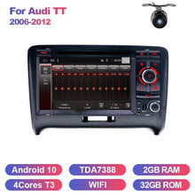 Załaduj zdjęcie do przeglądarki galerii, Eunavi 2 din Android 9.0 Car radio dvd stereo multimedia player For Audi/TT 2006-2012 Canbus DDR3 TDA7851 Headunit RDS WIFI