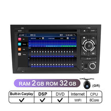 Załaduj zdjęcie do przeglądarki galerii, Car Radio DVD 2 DIN Android 10 Autoradio For Audi A4 B6 B7 S4 B7 B6 RS4 B7 SEAT Exeo 2DIN car stereo Multimedia GPS Navigation