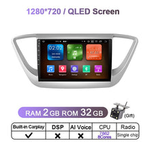 Laden Sie das Bild in den Galerie-Viewer, Eunavi 4G 2 Din Android 11 Car Radio For Hyundai Solaris 2 Verna 2016 - 2018 GPS Navigation 2Din DVD Multimedia Video Player