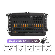 Charger l&#39;image dans la galerie, Eunavi 2 Din Android 10 Car Radio Multimedia Video Player For VW Golf 7 Polo Passat b7 b6 Jetta Seat Tiguan Octavia 2Din GPS DVD