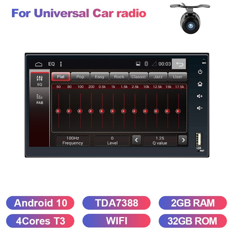 Eunavi Android Car Radio Stereo multimedia Player GPS Navigation Universal autoradio 1024*600 FM AM RDS WIFI NO 2 DIN DVD CD