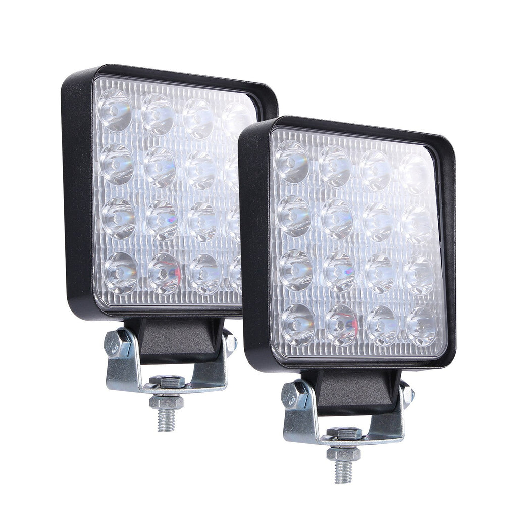 Square Ultra-thin 160W Off-road Vehicle Spotlight LED Work Light Spot Flood LED Light Bar LED Light