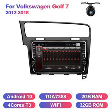 Załaduj zdjęcie do przeglądarki galerii, Eunavi 2Din Android Car Radio GPS for VW Volkswagen Golf 7 Golf7 2013- 2015 Multimedia player TDA7851 WIFI RDS Auto Audio Stereo