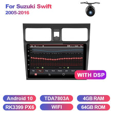 Załaduj zdjęcie do przeglądarki galerii, Eunavi 2 DIN Android 10 for SUZUKI SWIFT 2005-2016 2din Car Radio Stereo Multimedia video player GPS Navigation Headunit bt WIFI