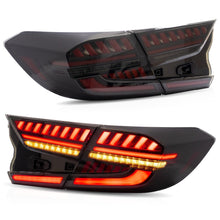 Załaduj zdjęcie do przeglądarki galerii, VLAND Tail lights Assembly for Honda Accord 2018 2019 Taillights Tail Lamp with Turn Signal Reverse Lights DRL light