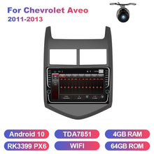 Cargar imagen en el visor de la galería, Eunavi 2 din Android 10 car radio Multimedia For Chevrolet Aveo 2011-2013 GPS Navigation 2din stereo Touch screen Head Unit