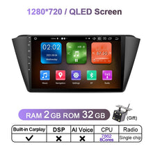 Załaduj zdjęcie do przeglądarki galerii, Eunavi 4G 1280*720 2 Din Android 11 Car Radio Multimedia Player For Skoda Fabia 2015 2016 - 2019 Autoradio DVD GPS Head unit