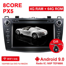 Cargar imagen en el visor de la galería, Eunavi 2 din TDA7851 Android 9 Car DVD Multimedia Player for MAZDA 3 2007-2012 2din gps navigation radio 4GB 64GB stereo dsp bt