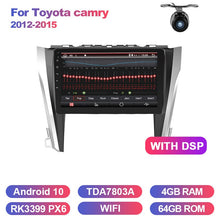 Załaduj zdjęcie do przeglądarki galerii, Eunavi android 10 car radio gps multimedia player For Toyota Camry 2012-2015 navigation radio video audio wifi touch screen BT