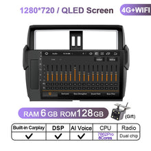 Załaduj zdjęcie do przeglądarki galerii, Eunavi 4G 2 Din Android 11 Car Radio Multimedia Video Player For Toyota Land Cruiser Prado 150 2013 - 2017 Head unit DVD GPS