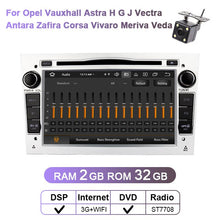 Charger l&#39;image dans la galerie, Eunavi 2 Din 4G DSP Android Car Radio DVD GPS Stereo Player For Opel Astra H G J Vectra Antara Zafira Corsa Vivaro Meriva Veda