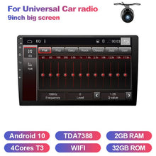 Laden Sie das Bild in den Galerie-Viewer, Eunavi 2 Din Android 9.0 universal Car Radio Stereo 8 CORES Multimedia Player GPS Navigation Audio tda7851 autoradio video