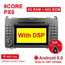 Załaduj zdjęcie do przeglądarki galerii, Eunavi 2 din Android 9 Car multimedia For Mercedes Benz Sprinter Vito W169 W245 W469 W639 W906 B200 DVD auto radio gps 4G 64GB