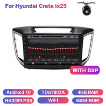 Laden Sie das Bild in den Galerie-Viewer, Eunavi 2din car radio GPS for Hyundai Creta ix25 stereo multimedia navigation 2 DIN autoradio in dash head unit android 10