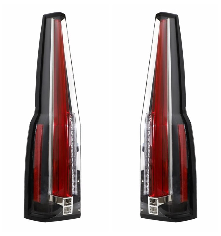 VLAND Tail Lamps Fit For Tahoe/Suburban 2015-2016 Full LED Taillights With DRL+Brake+Reverse Light+Red Turn Signal