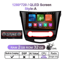 Load image into Gallery viewer, Eunavi 2 Din Android 11 For Nissan X-Trail xtrail X Trail T32 2014- 2018 Qashqai J11 Car Radio GPS DVD Multimedia Video Player