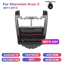 Cargar imagen en el visor de la galería, Eunavi Car Multimedia Radio player For Chevrolet Aveo 2 2011-2015 GPS Navigation Android system 2 din Stereo WIFI USB no dvd