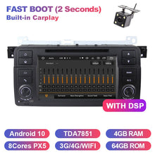 Załaduj zdjęcie do przeglądarki galerii, Eunavi one 1 din Android 10 Car DVD Radio GPS for BMW E46 M3 Rover 3 Series auto radio stereo navigation headunit in dash 4G RDS