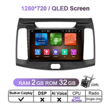 Załaduj zdjęcie do przeglądarki galerii, Eunavi Car Radio For Hyundai Elantra 2010 - 2016 Multimedia Video Player Navigation GPS Android 11 Head unit 2DIN 2 Din DVD 4G