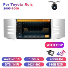 Load image into Gallery viewer, Eunavi Android 10 car radio stereo multimedia for Toyota Reiz 2005-2009 double 2 din headunit IPS TDA7851 GPS Navigation audio