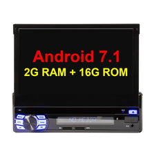 Laden Sie das Bild in den Galerie-Viewer, Eunavi Single 1 Din 7&quot; Android 7.1 Quad core Car PC Radio Stereo GPS Navigation Universal 1024*600 HD Head Unit Wifi USB NO DVD