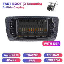 Charger l&#39;image dans la galerie, Eunavi 2 Din Android Car DVD Radio For Seat Ibiza 6j 2009 2010 2012 2013 GPS Navigation 7‘’ Screen radio Audio Multimedia Player