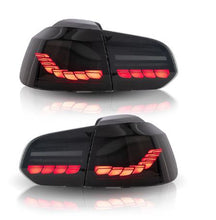 Cargar imagen en el visor de la galería, Vland Taillights Assembly For VW Golf 6/MK6 2008-2014 Dragon Scale Design Full LED With Dynamic Welcome + Sequential Turn Signal