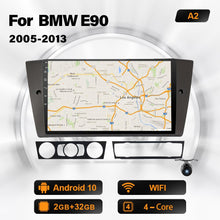 Cargar imagen en el visor de la galería, Eunavi Car Radio For BMW 3-Series E90 2005-2012 Multimedia Player Touch Screen 1 Din Head Unit Audio Navigation GPS Android 10