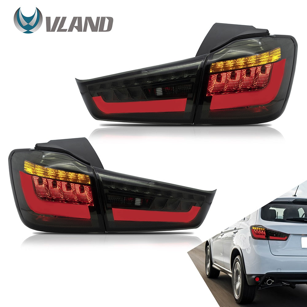 VLAND Car Accessories LED Tail Lights Assembly For Mitsubishi Asx/Out Lander Sports 2010-2015 Tail Lamp Turn Signal Reverse