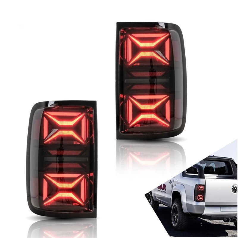 VLAND Rear Lamp Assembly LED Tail light For Volkswagen VW Amarok 2010- 2019 2020 With Sequential Turn Signal auto Accessories