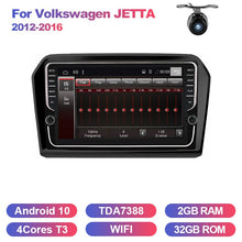 Załaduj zdjęcie do przeglądarki galerii, Eunavi 2Din Android 10 Car Radio GPS Stereo For VW Volkswagen JETTA 2012-2016 navigation multimedia 8 core 4GB 64GB TDA7851